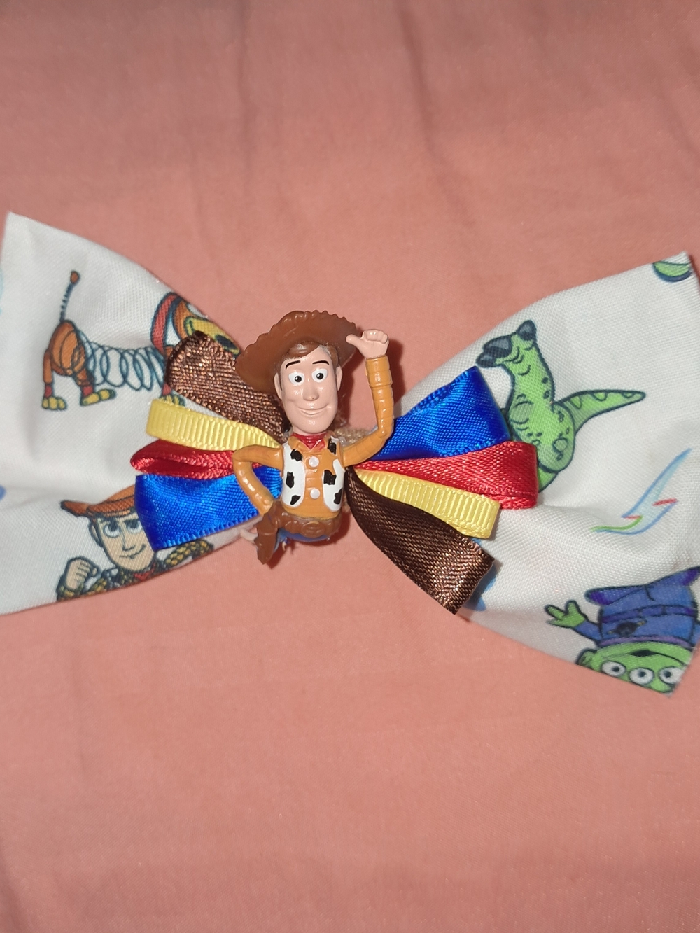 Woody Toy Story Hair Bow | 5.5" French Barrette